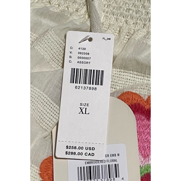 Anthropologie Plenty by Tracy Reese Embroidered One Shoulder Maxi Dress NWT XL - Picture 12 of 16